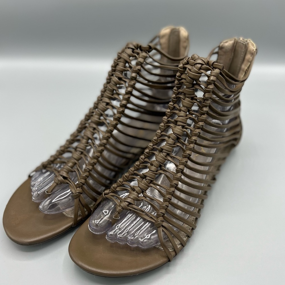 Caged Gladiator Sandals Shoes